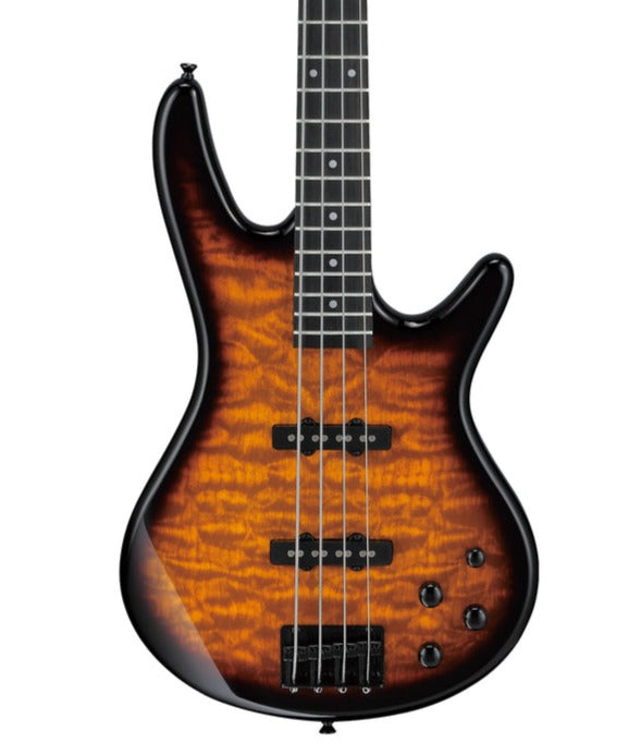Ibanez Gsr280qa-tys Electric Bass Guitar,transparent Yellow Sunburst
