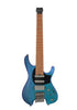 Ibanez Q547-bmm Q Series 7 Strings Electric Guitar, Blue Chameleon Metallic Matte |  IBANEZ |  ELECTRIC GUITAR |  Zoso Music