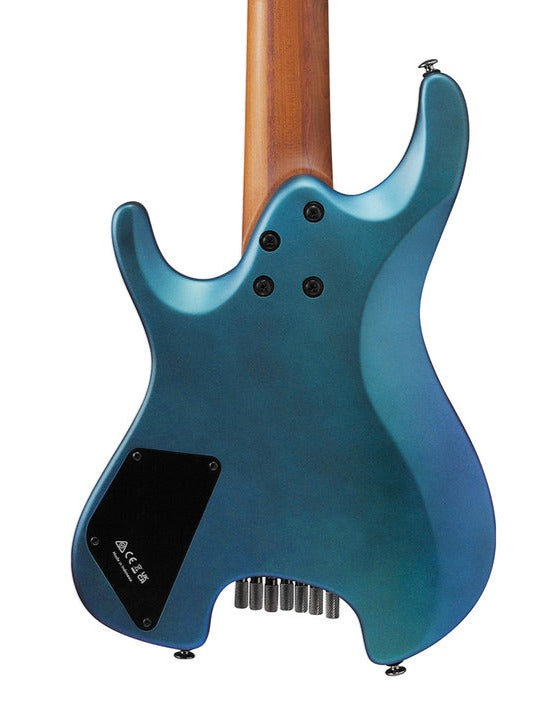 Ibanez Q547-bmm Q Series 7 Strings Electric Guitar, Blue Chameleon Metallic Matte