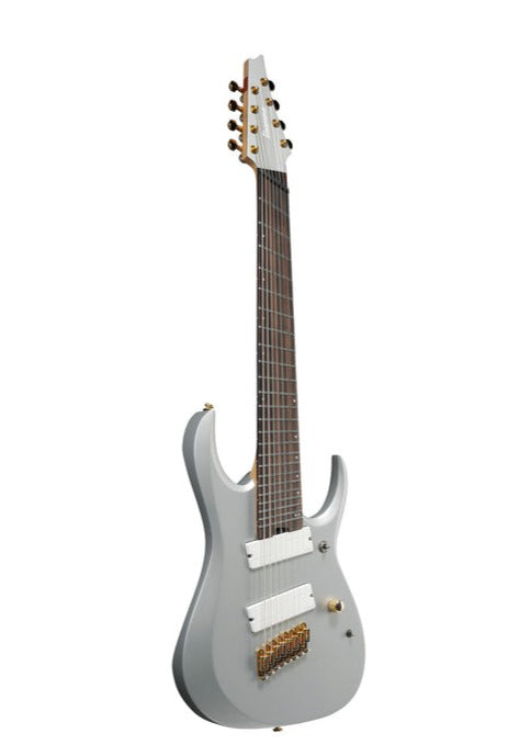 Ibanez Rgdms8-csm 8-string Electric Guitar, Classic Silver Metallic