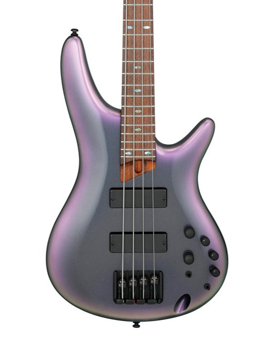 Ibanez Sr505e-bab 5-string Electric Bass Guitar, Black Aurora Burst Gloss