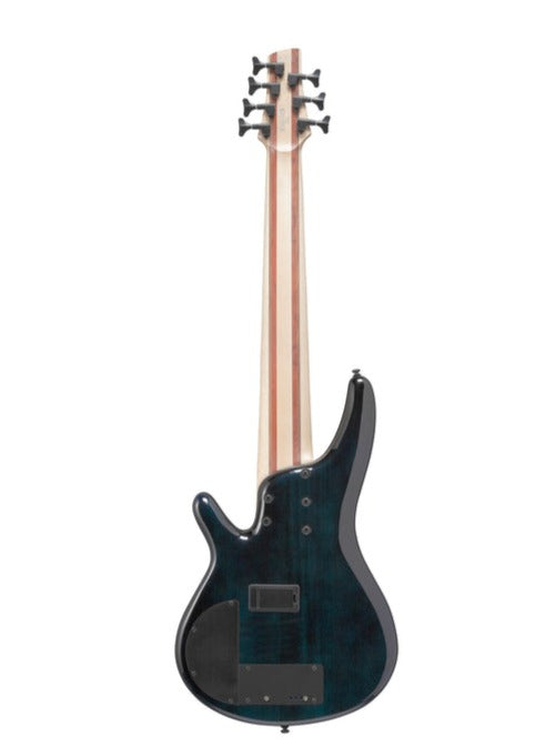 Ibanez Sras7-cbs 7-string Fretless/fretted Electric Bass Guitar, Cosmic Blue Starburst |  IBANEZ |  BASS GUITAR |  Zoso Music