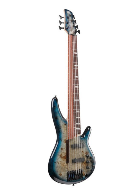 Ibanez Sras7-cbs 7-string Fretless/fretted Electric Bass Guitar, Cosmic Blue Starburst |  IBANEZ |  BASS GUITAR |  Zoso Music