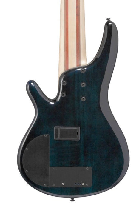 Ibanez Sras7-cbs 7-string Fretless/fretted Electric Bass Guitar, Cosmic Blue Starburst |  IBANEZ |  BASS GUITAR |  Zoso Music