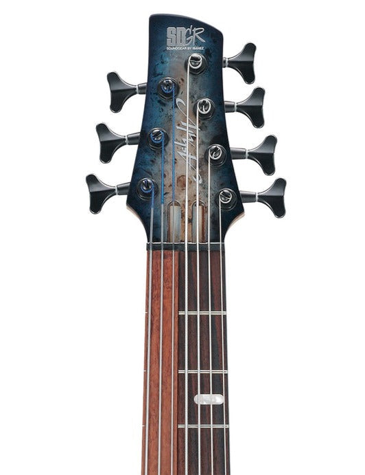 Ibanez Sras7-cbs 7-string Fretless/fretted Electric Bass Guitar, Cosmic Blue Starburst |  IBANEZ |  BASS GUITAR |  Zoso Music
