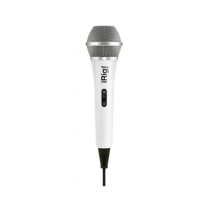 IK Multimedia iRig Voice Handheld Microphone, White (For Iphone / Ipod-Touch / Ipad), IK MULTIMEDIA, MADE FOR iOS, ik-multimedia-irig-voice-handheld-microphone-white-for-iphone-ipod-touch-ipad, ZOSO MUSIC SDN BHD