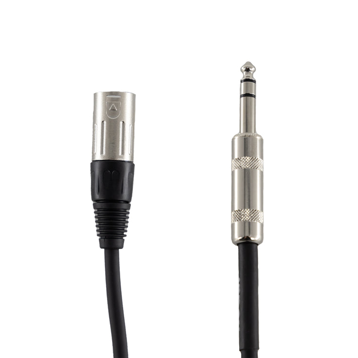 koda essential XLR (Male) to 1/4inch Microphone Cable, 20ft, Black |  KODA |  CABLES |  Zoso Music