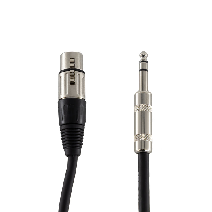 koda essential XLR (Female) to 1/4inch Microphone Cable, 20ft, Black |  KODA |  CABLES |  Zoso Music
