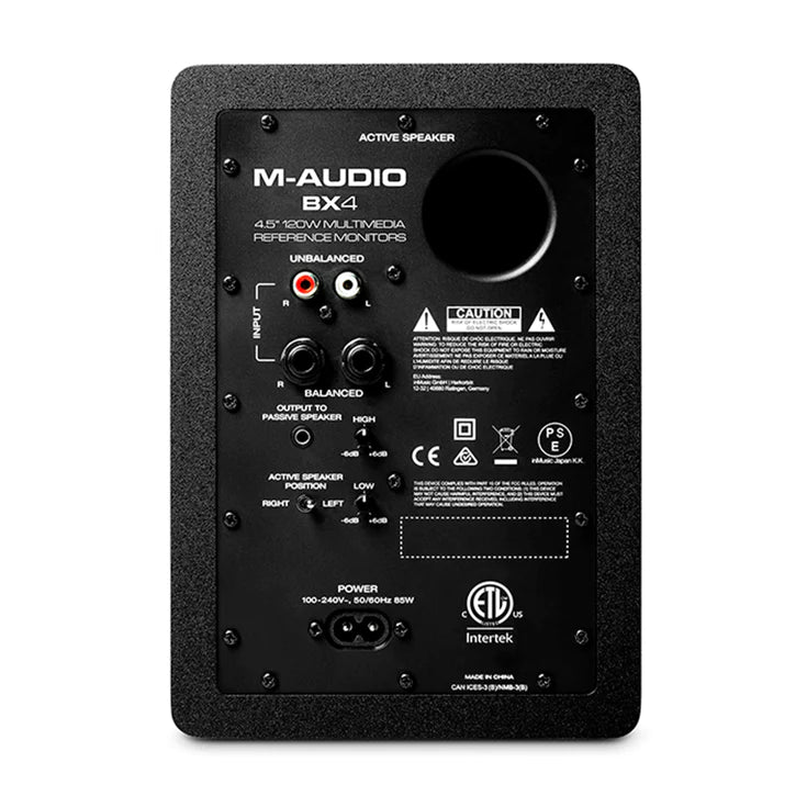 M-audio Bx4 4.5 Inch Bluetooth Multimedia Monitors (Pair)