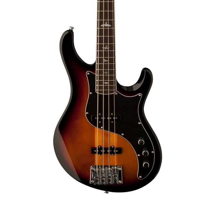 PRS SE Kestrel Bass Guitar w/Bag, Tri-Color Sunburst |  PRS |  BASS GUITAR |  Zoso Music