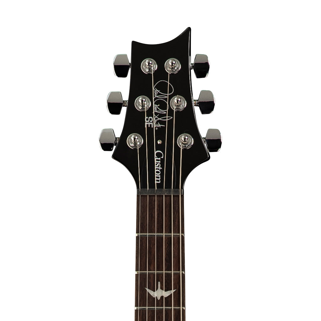 PRS SE Custom 24 Left Handed Electric Guitar w/Bag, Black Gold Sunburst