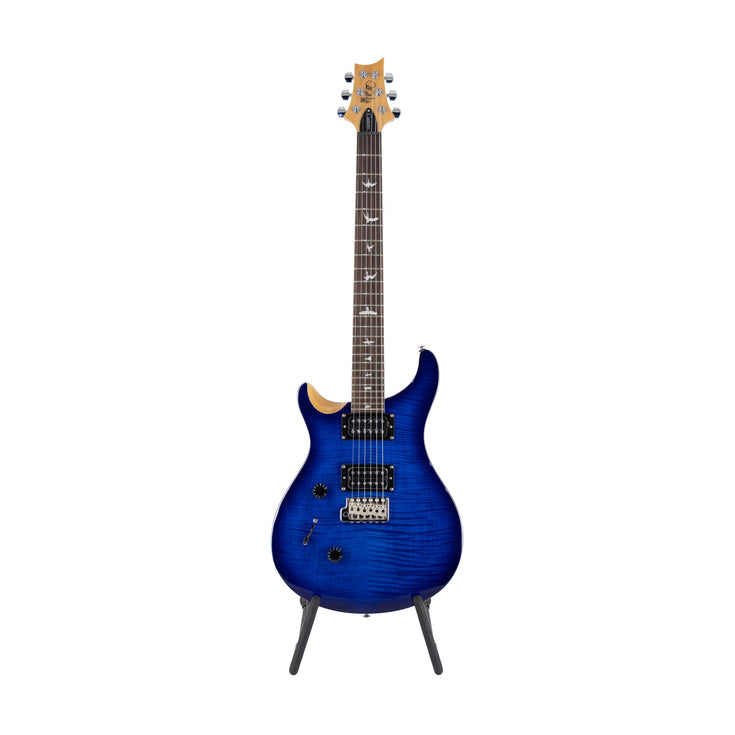 PRS SE Custom 24 Left Handed Electric Guitar w/Bag, Faded Blue Burst |  PRS |  ELECTRIC GUITAR |  Zoso Music