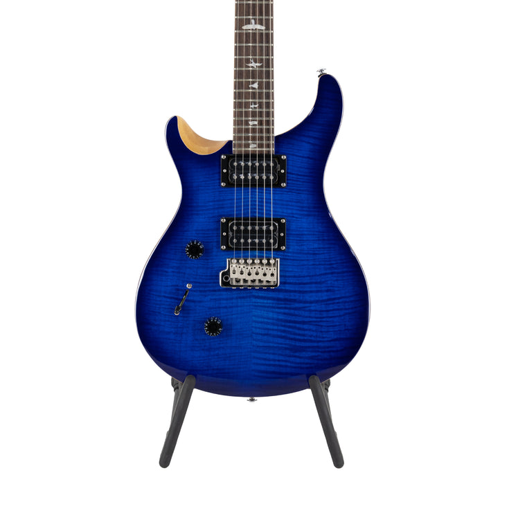 PRS SE Custom 24 Left Handed Electric Guitar w/Bag, Faded Blue Burst |  PRS |  ELECTRIC GUITAR |  Zoso Music
