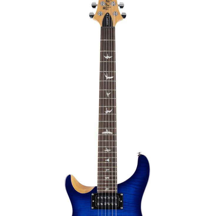 PRS SE Custom 24 Left Handed Electric Guitar w/Bag, Faded Blue Burst |  PRS |  ELECTRIC GUITAR |  Zoso Music