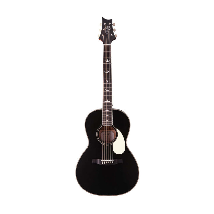 PRS SE Parlor P20 Acoustic Guitar w/Bag, Black Satin Top |  PRS |  ACOUSTIC GUITAR |  Zoso Music