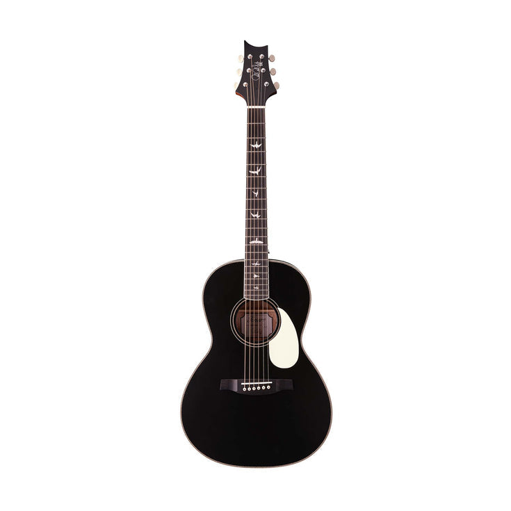 PRS SE Parlor P20 Acoustic Guitar w/Bag, Black Satin Top