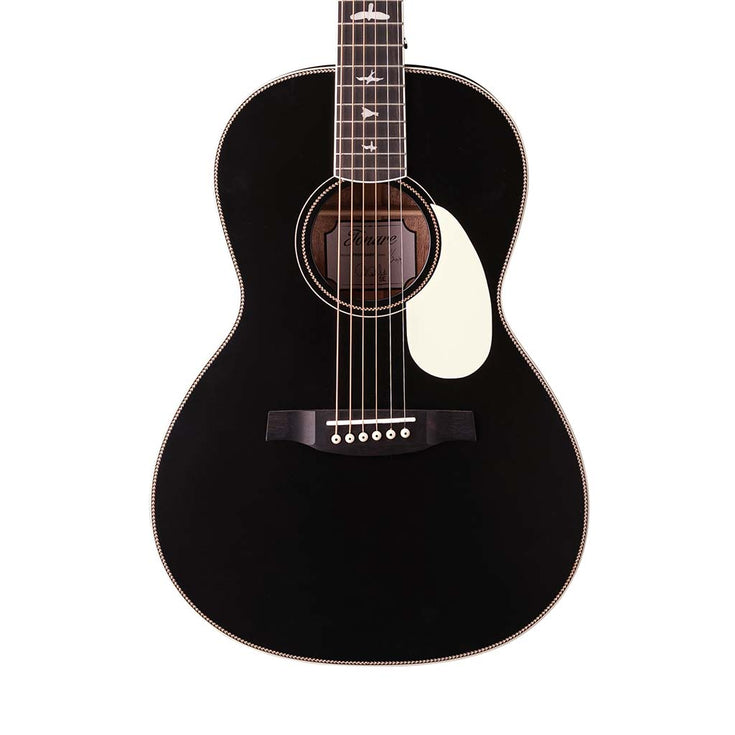 PRS SE Parlor P20 Acoustic Guitar w/Bag, Black Satin Top