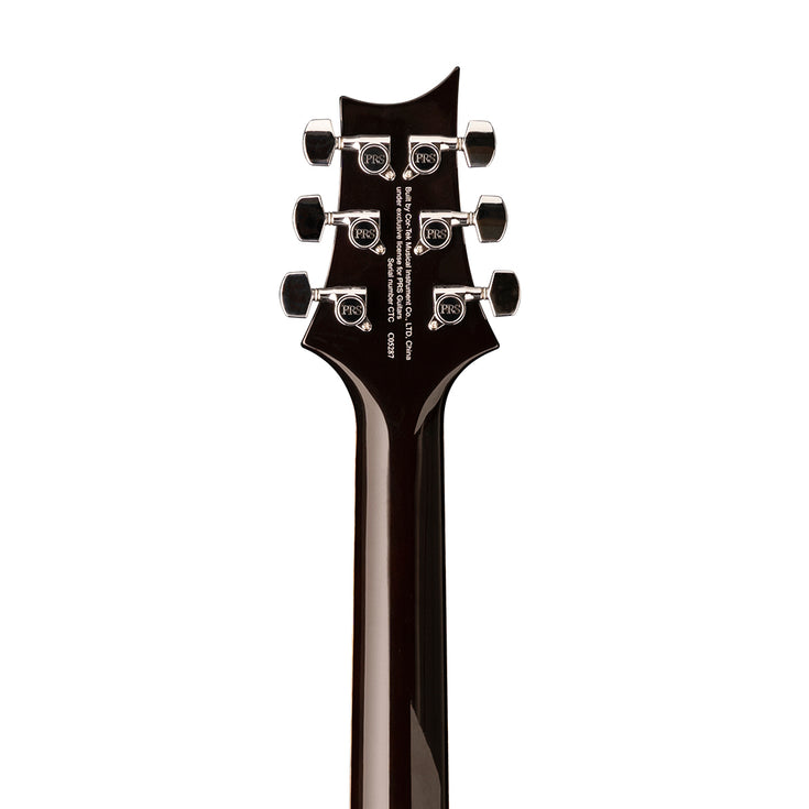 PRS SE Hollowbody II Piezo Electric Guitar w/Case, Black Gold Burst