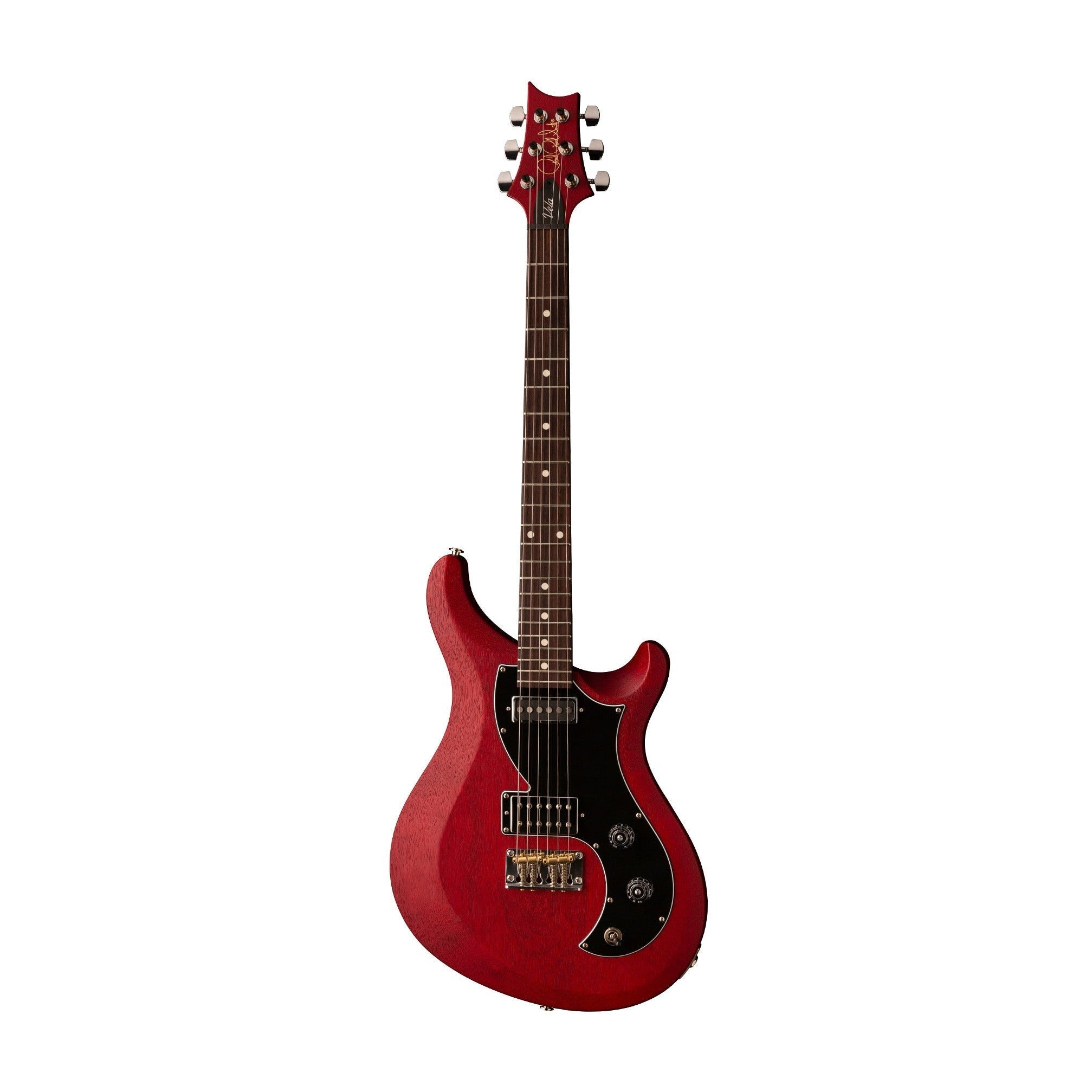 PRS S2 Vela Satin Electric Guitar w/Bag, Vintage Cherry