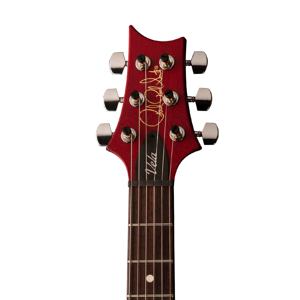 PRS S2 Vela Satin Semi-Hollow Electric Guitar w/Bag, Vintage Cherry