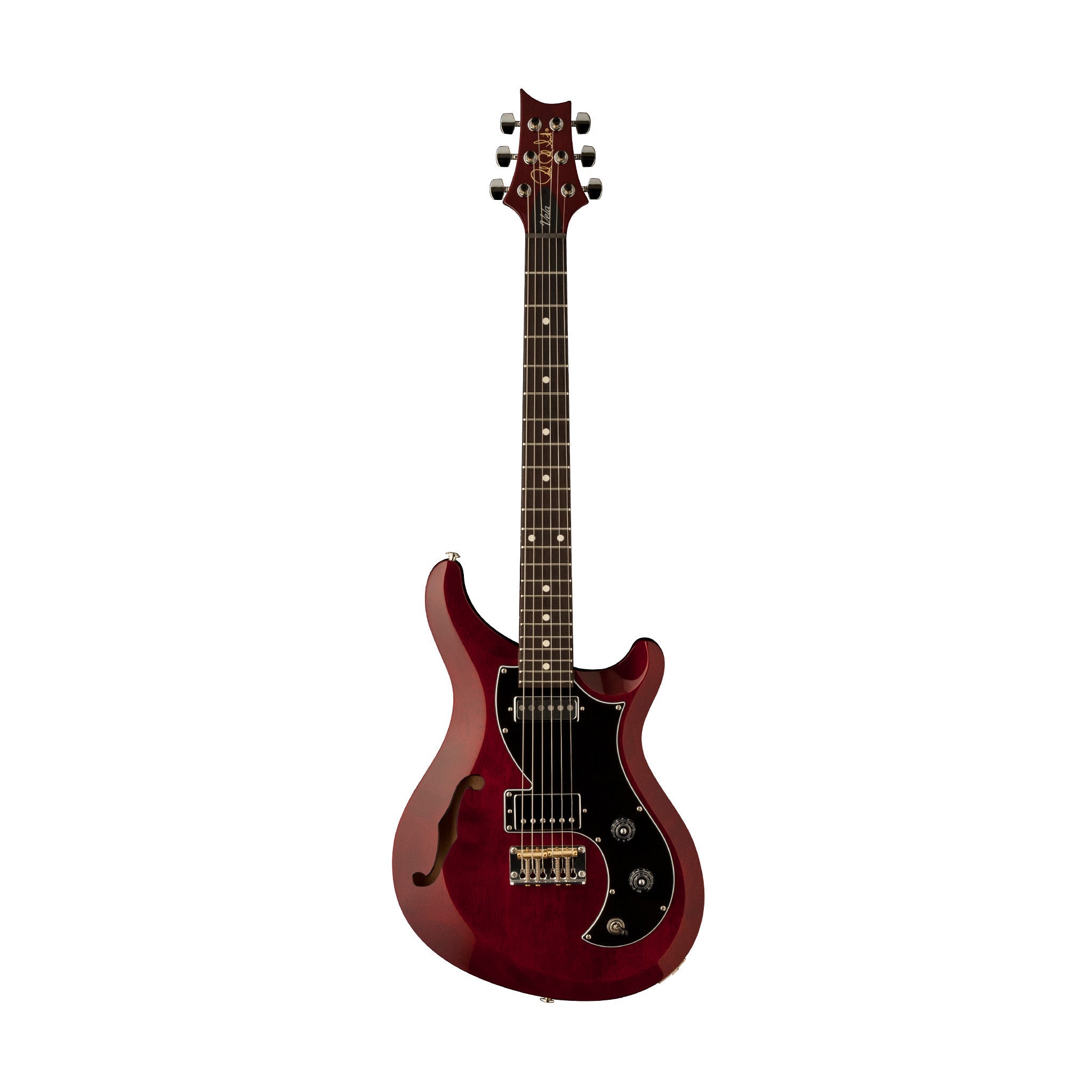 PRS S2 Vela Semi-Hollow Electric Guitar w/Bag, Vintage Cherry |  PRS |  ELECTRIC GUITAR |  Zoso Music
