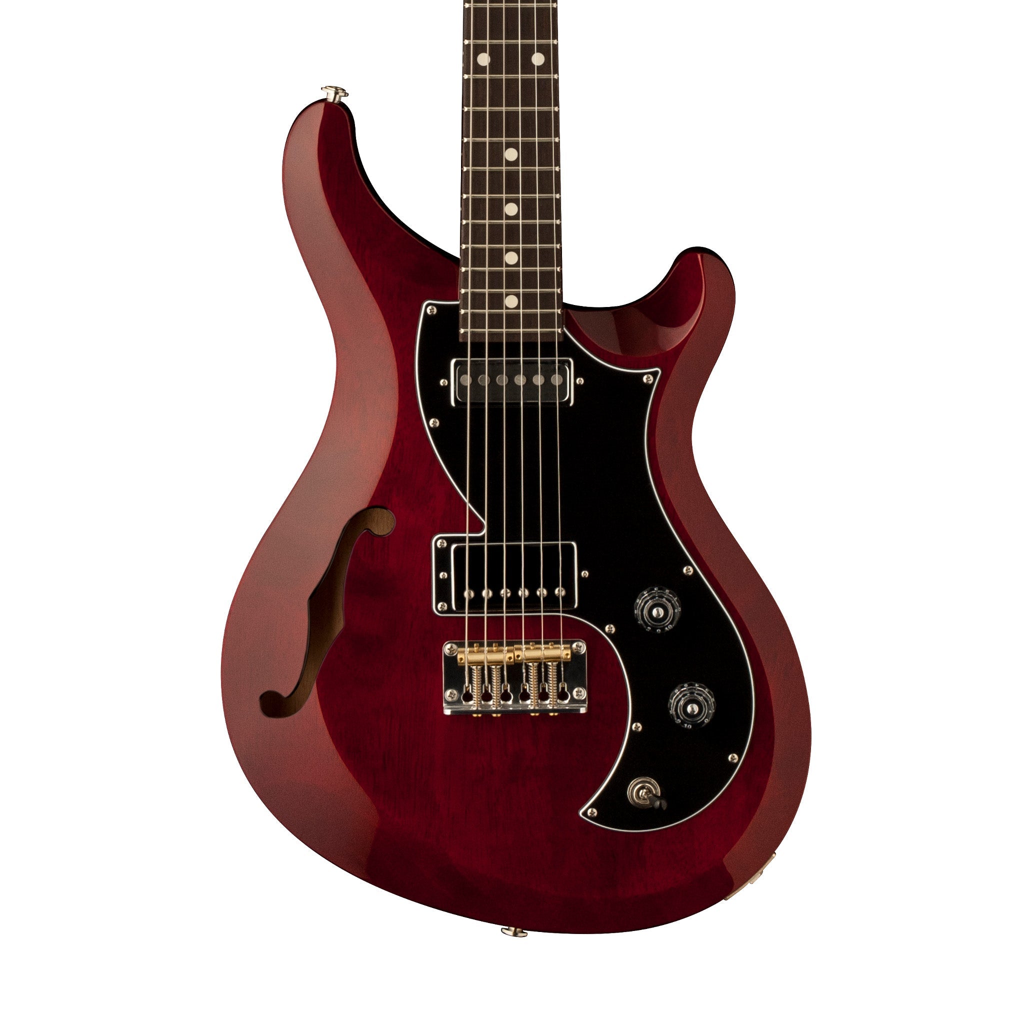 PRS S2 Vela Semi-Hollow Electric Guitar w/Bag, Vintage Cherry |  PRS |  ELECTRIC GUITAR |  Zoso Music
