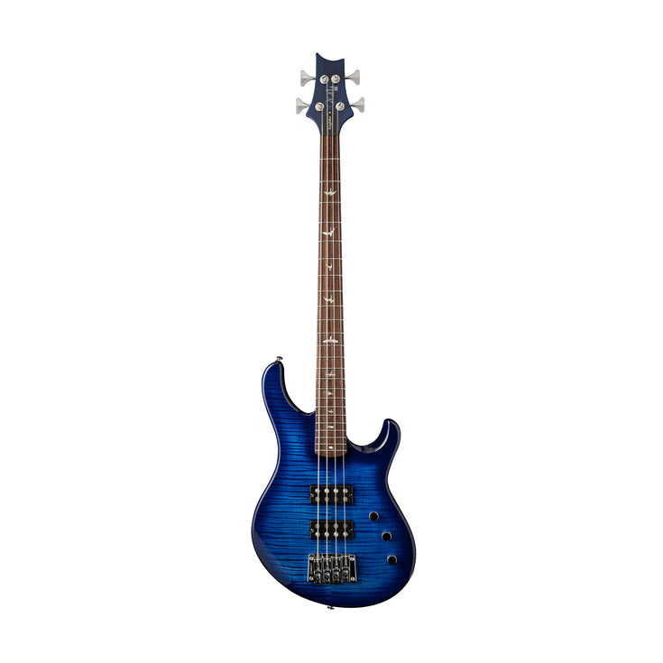 PRS SE Kingfisher Bass Guitar w/Bag, Faded Blue Wraparound Burst |  PRS |  BASS GUITAR |  Zoso Music