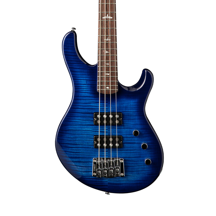 PRS SE Kingfisher Bass Guitar w/Bag, Faded Blue Wraparound Burst |  PRS |  BASS GUITAR |  Zoso Music