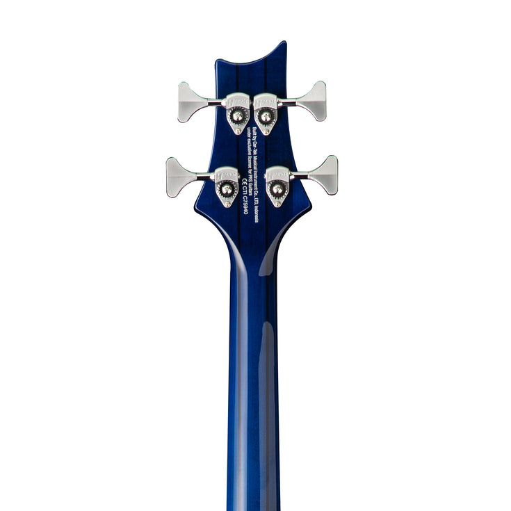 PRS SE Kingfisher Bass Guitar w/Bag, Faded Blue Wraparound Burst |  PRS |  BASS GUITAR |  Zoso Music