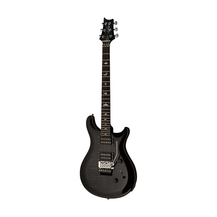 PRS SE Custom 24 Floyd Electric Guitar, Ebony FB, Charcoal Burst