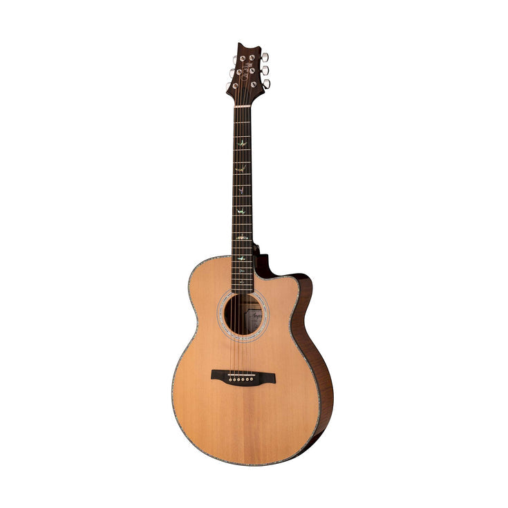 PRS SE A50E Angelus Hollow Body Acoustic-Electric Guitar, Black Gold Burst