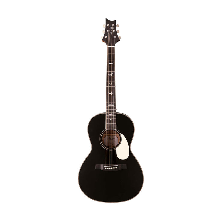 PRS SE Parlor P20E Acoustic Guitar w/Bag, Black Satin Top |  PRS |  ACOUSTIC GUITAR |  Zoso Music