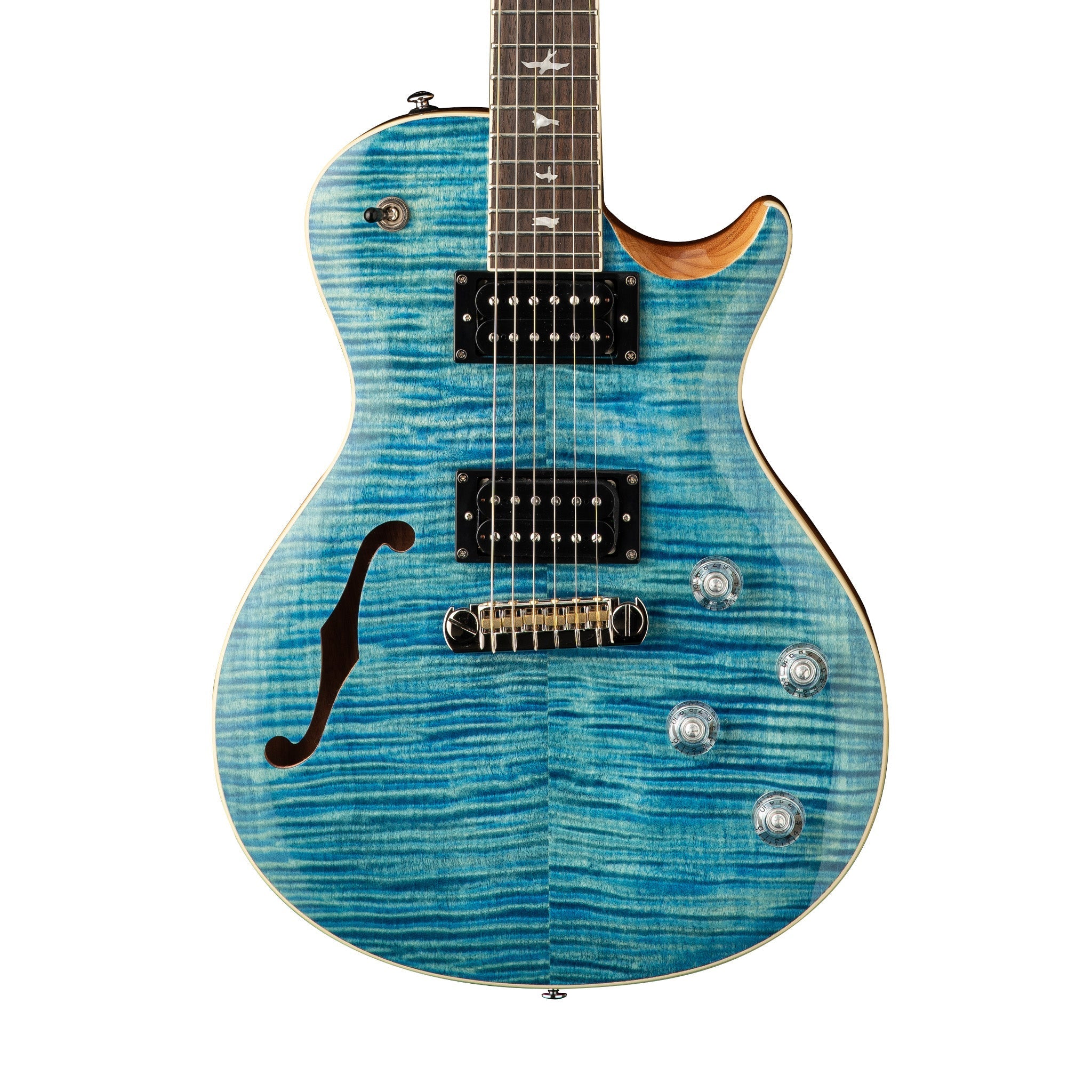 PRS SE Zach Myers 594 Semi-hollow Electric Guitar, Myers Blue |  PRS |  ELECTRIC GUITAR |  Zoso Music
