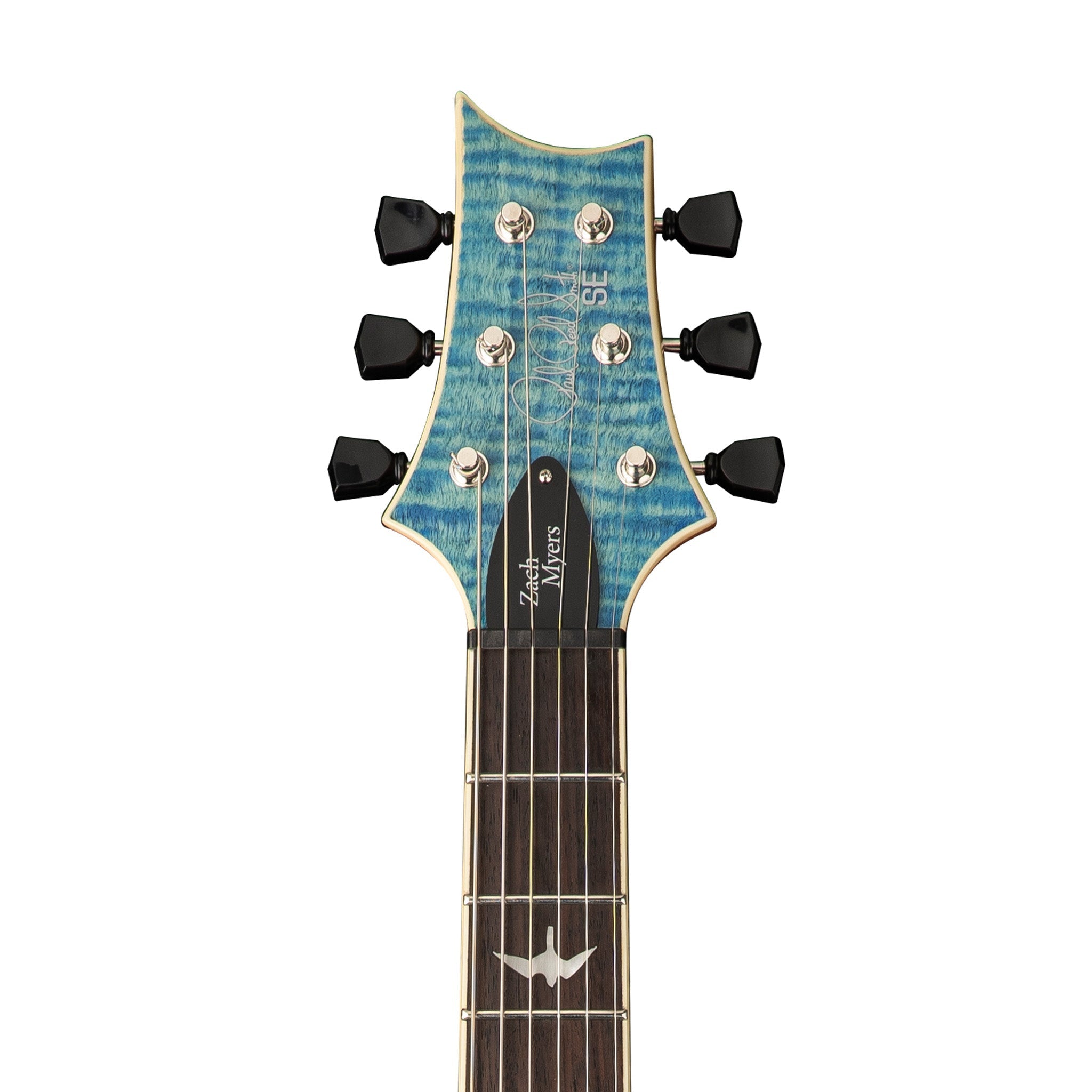 PRS SE Zach Myers 594 Semi-hollow Electric Guitar, Myers Blue |  PRS |  ELECTRIC GUITAR |  Zoso Music