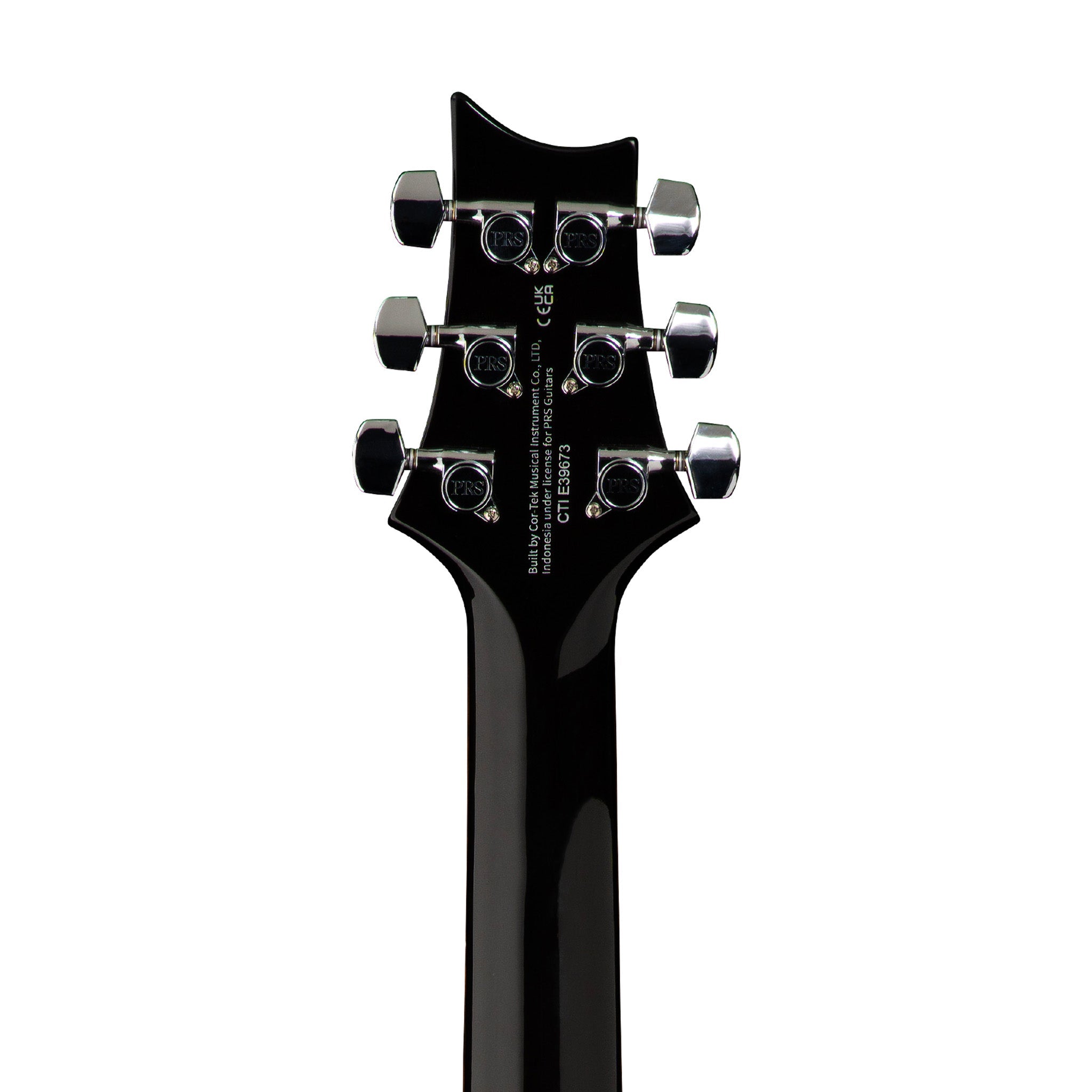 PRS SE Custom 24 Left-handed Electric Guitar, Black Gold Sunburst