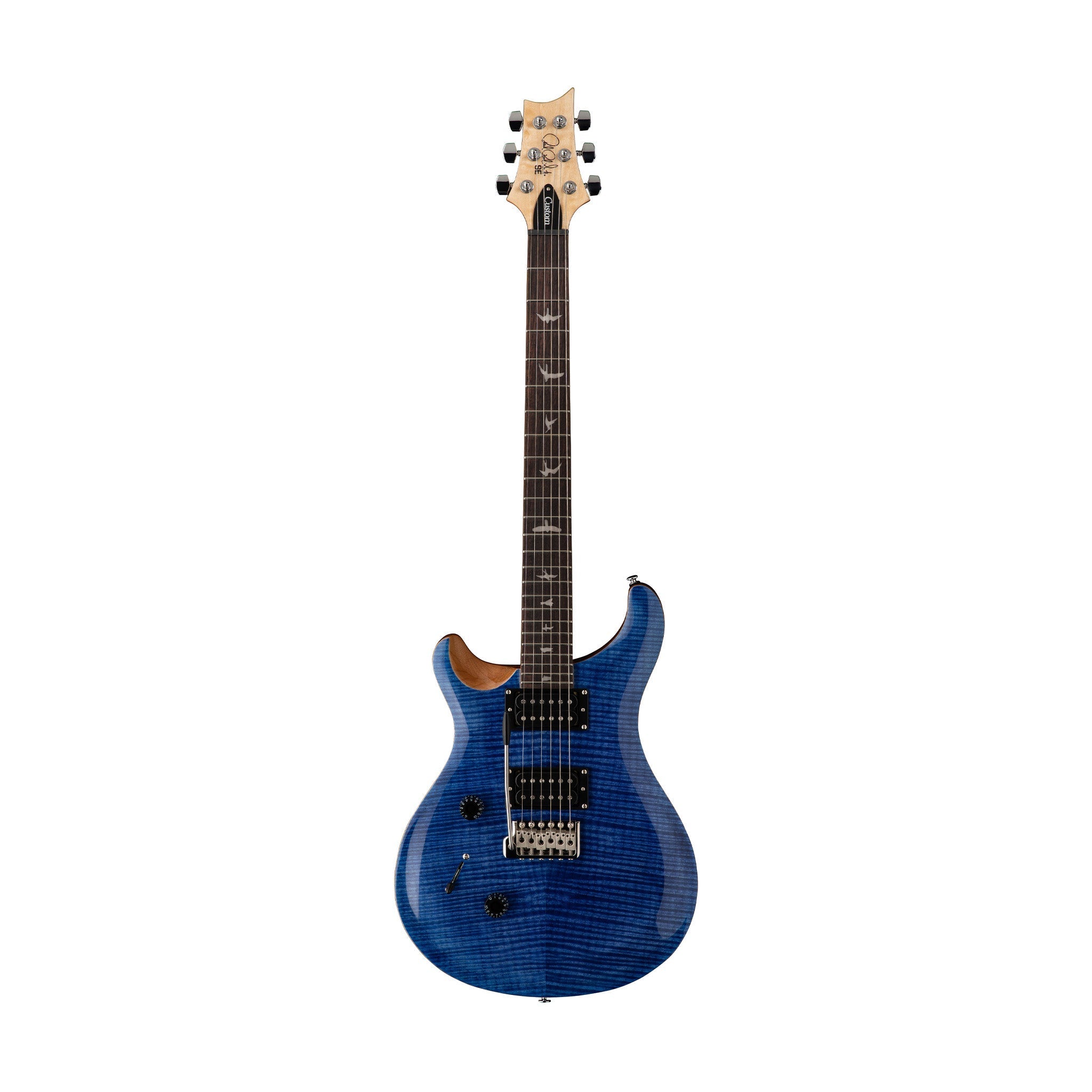 PRS SE Custom 24 Left-handed Electric Guitar, Faded Blue |  PRS |  ELECTRIC GUITAR |  Zoso Music