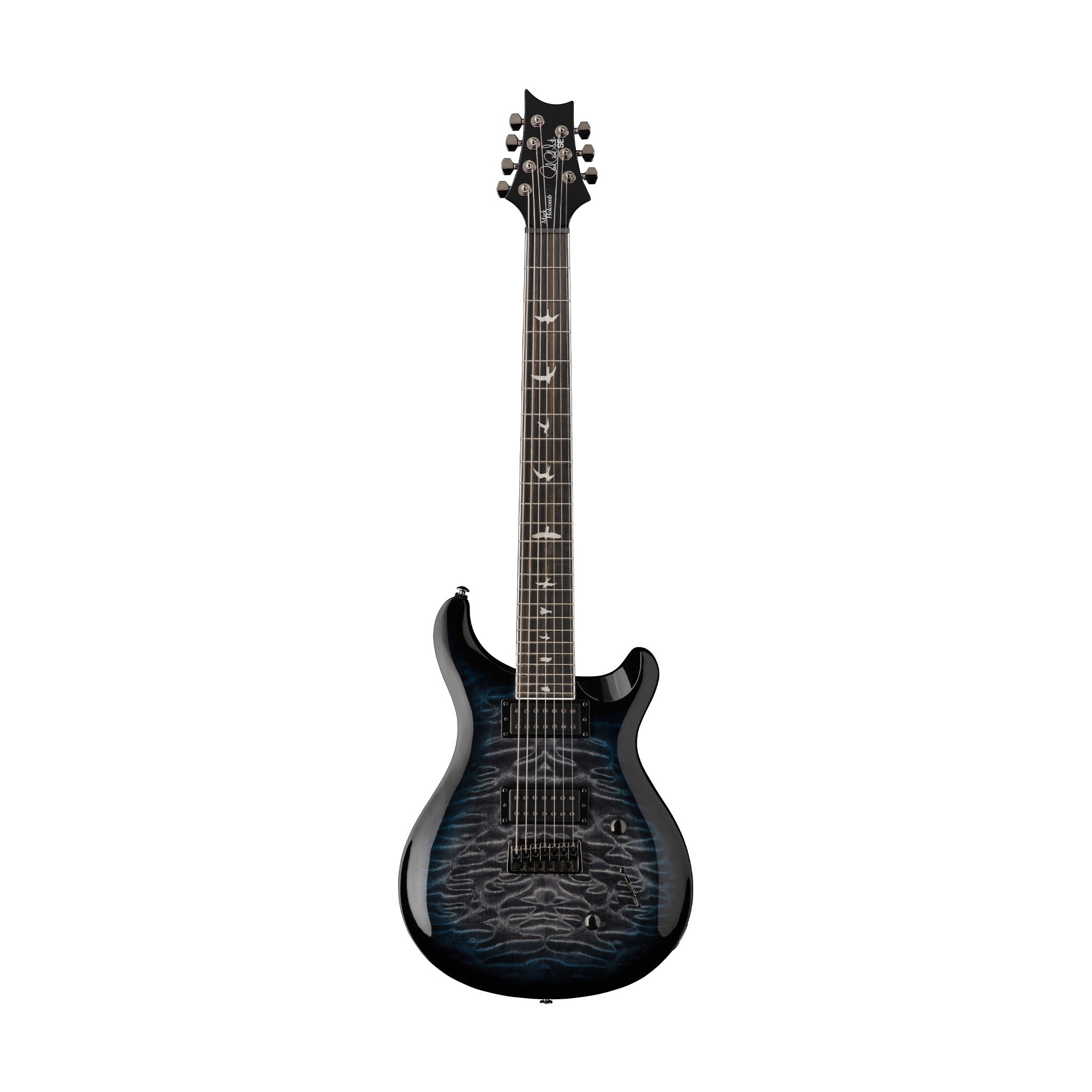 PRS SE Mark Holcomb Signature SVN 7-String Electric Guitar, Holcomb Blue Burst |  PRS |  ELECTRIC GUITAR |  Zoso Music