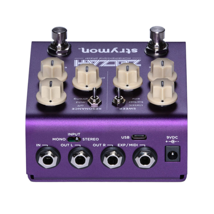Strymon Zelzah Multidimensional Phaser, Midnight Edition |  STRYMON |  EFFECTS |  Zoso Music