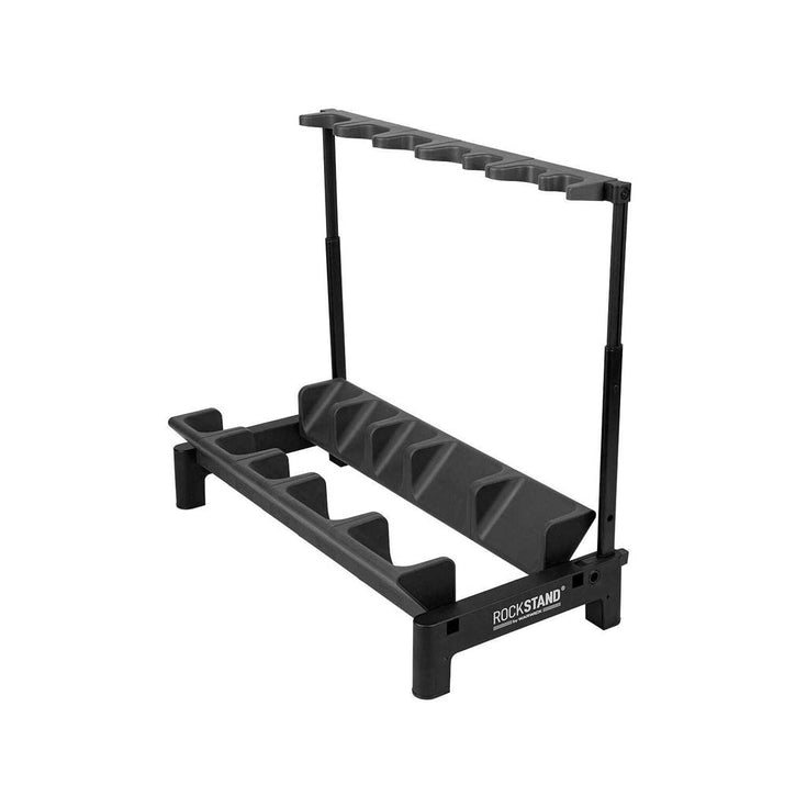 Warwick RockStand Modular Multiple 2A3E Acoustic/Electric/Bass Guitar Rack Stand, Black |  WARWICK |  STAND |  Zoso Music
