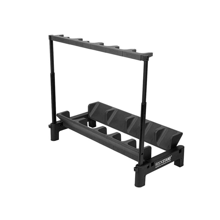 Warwick RockStand Modular Multiple 2A3E Acoustic/Electric/Bass Guitar Rack Stand, Black |  WARWICK |  STAND |  Zoso Music