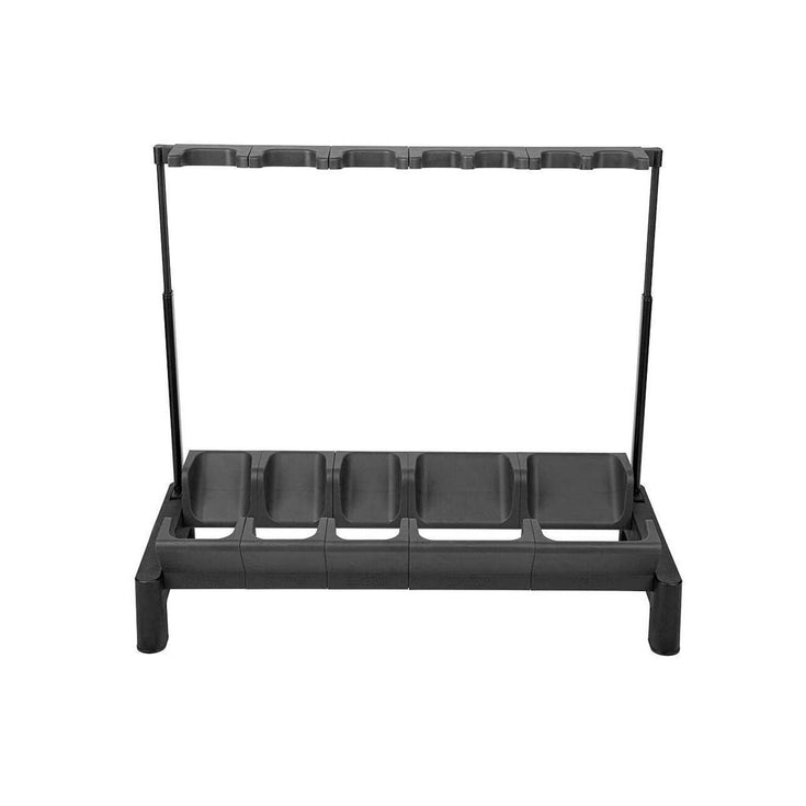 Warwick RockStand Modular Multiple 2A3E Acoustic/Electric/Bass Guitar Rack Stand, Black |  WARWICK |  STAND |  Zoso Music