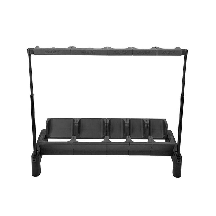 Warwick RockStand Modular Multiple 2A3E Acoustic/Electric/Bass Guitar Rack Stand, Black |  WARWICK |  STAND |  Zoso Music