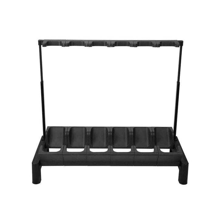 Warwick RockStand Modular Multiple 6E Electric/Bass Guitar Rack Stand, Black |  WARWICK |  STAND |  Zoso Music