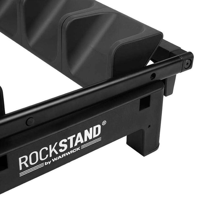 Warwick RockStand Modular Multiple 6E Electric/Bass Guitar Rack Stand, Black
