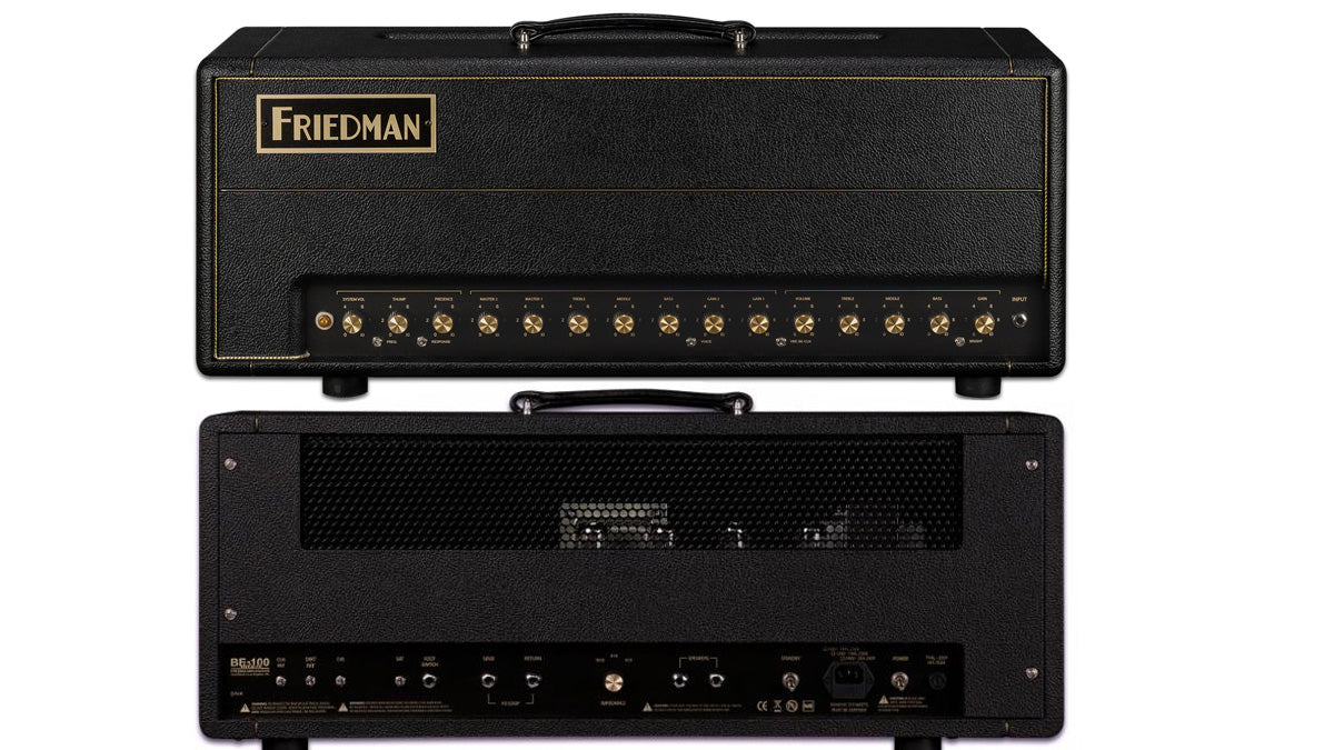 FRIEDMAN BE-100 DELUXE 3-CHANNEL 100-WATT TUBE HEAD, FRIEDMAN, GUITAR AMPLIFIER, friedman-guitar-amplifier-be100dlx, ZOSO MUSIC SDN BHD