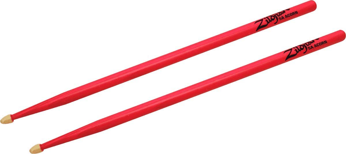 Zildjian Z5AACDGP 5A Acorn Neon Pink Drumsticks
