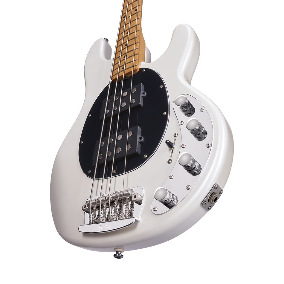 STERLING STINGRAY4 RAY34HH - PEARL WHITE COLOR, STERLING, BASS GUITAR, sterling-bass-guitar-ray34hh-pwh, ZOSO MUSIC SDN BHD