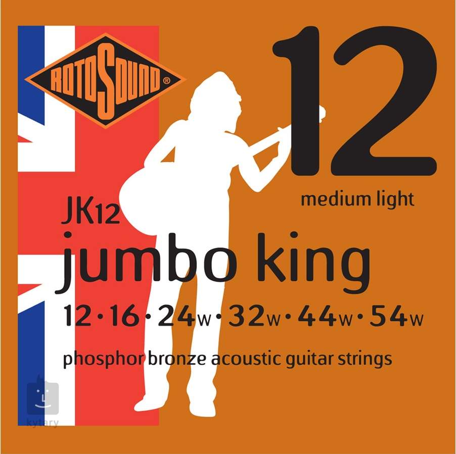 ROTOSOUND JK12 PHOSPHOR BRONZE ACOUSTIC GUITAR STRING 12-54, ROTOSOUND, STRING, rotosound-string-jk12, ZOSO MUSIC SDN BHD