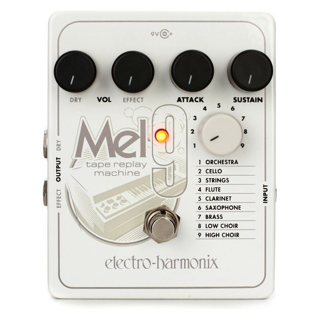 Electro-Harmonix Mel9 Tape Replay Machine Guitar Effects Pedal | ELECTRO-HARMONIX , Zoso Music