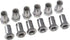 DISPLAY CLEARANCE - GIBRALTAR SC-LN 7/32, LUG NUTS HEADER CARD PACKED 12PCS/PK 14MM LENGTH | GIBRALTAR , Zoso Music